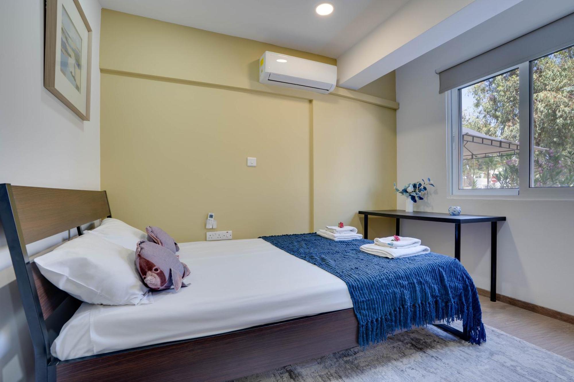 Atlantis Apartments 50M From Makenzy Seafront Larnaca Dış mekan fotoğraf