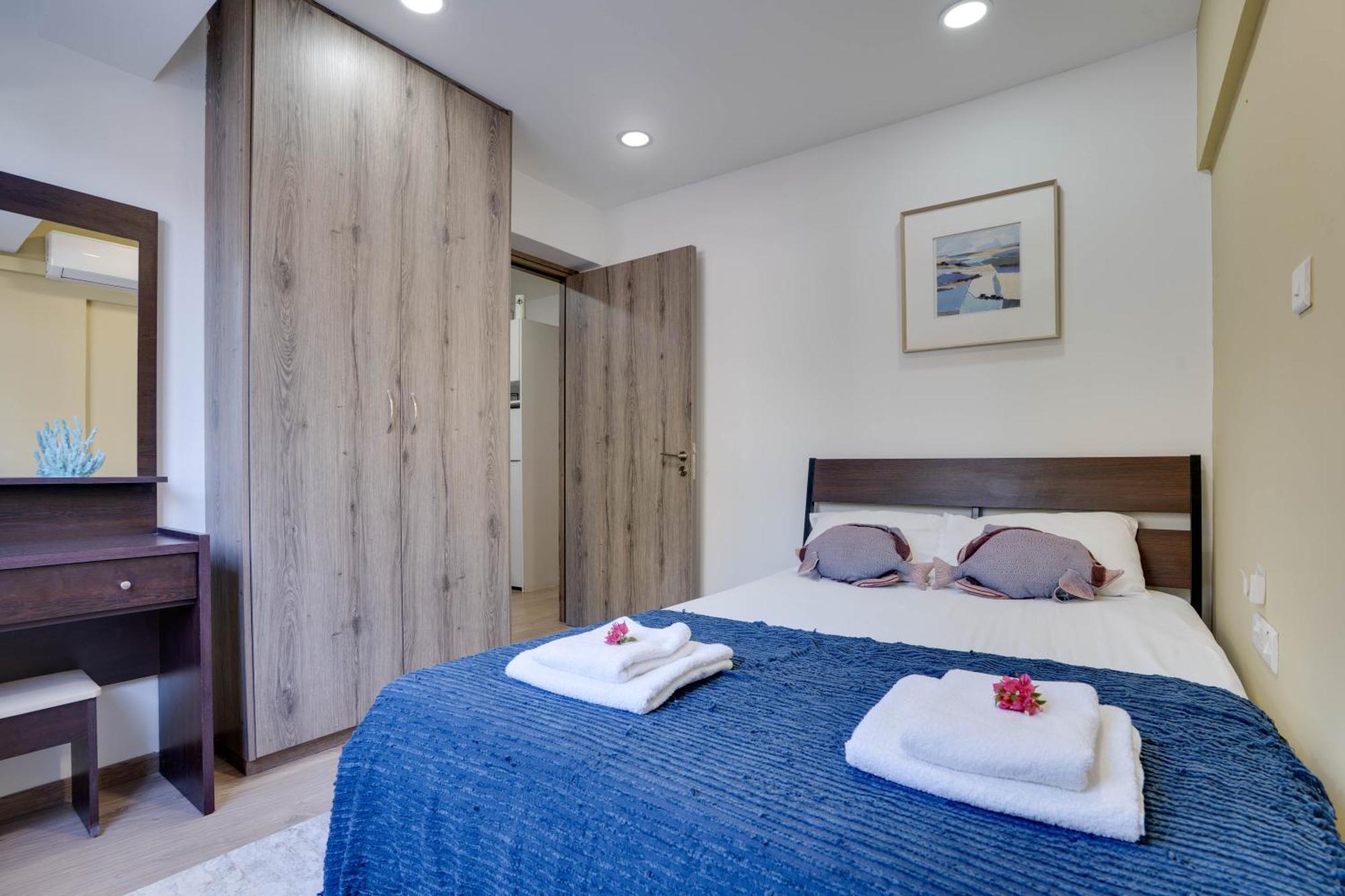 Atlantis Apartments 50M From Makenzy Seafront Larnaca Dış mekan fotoğraf